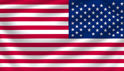 Waving us flag image