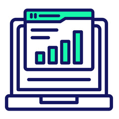 Laptop  Icon Element For Design