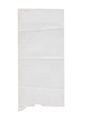 Blank Paper Receipt, Isolated PNG for Junk Journal and Collage