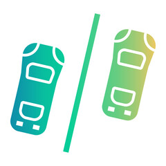 parking Gradient icon