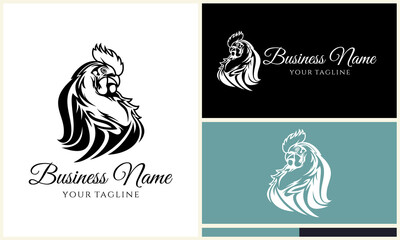Rooster Logo Design Variations. (20)