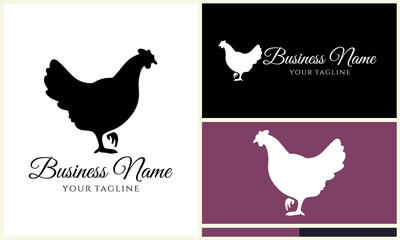 Chicken Logo Design Variations. (10)