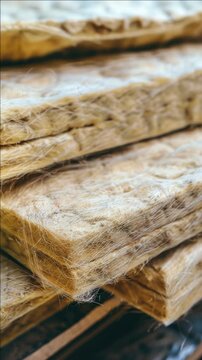 Various building materials piled together for construction or repair.