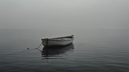 Naklejka premium fishing boat in the sea