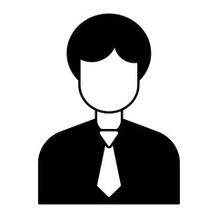 Businessman black icon