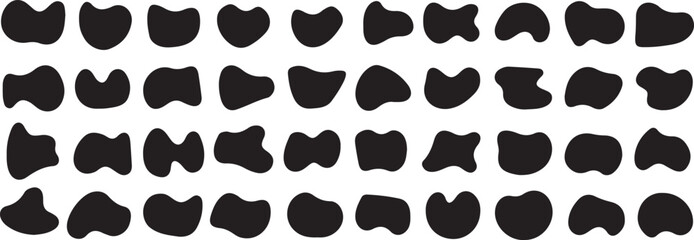organic shapes, blob shapes, irregular shapes, abstract shapes, fluid shapes, amorphous shapes, liquid shapes, ink blots, paint splatters, design elements, graphic design, modern design, simple shapes