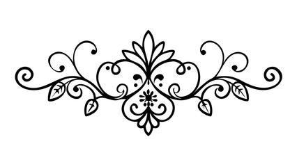 Intricate floral drop earring with delicate filigree jewelry