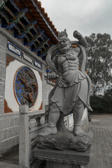 Warrior statue