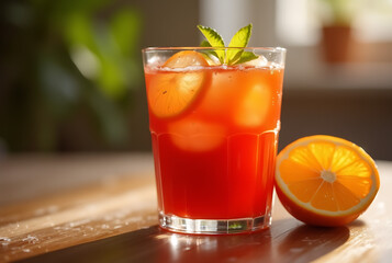 glass of orange juice