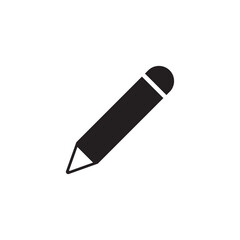 Pencil icon vector template pen sign symbol edit
