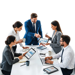 Fototapeta premium business team working together