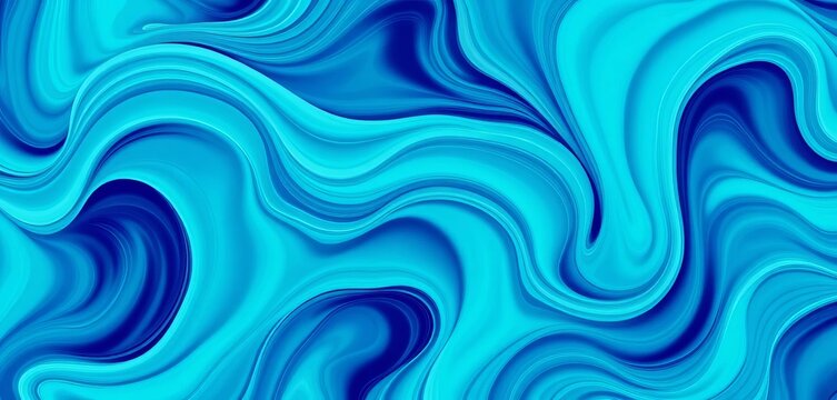 Abstract seamless wave pattern, flowing aqua blue and teal hues, ideal for textile and surface design,   pattern design,  wallpaper