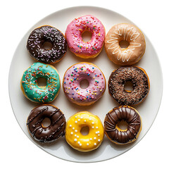 Fresh tasty dunats on dark background and hot coffee in paper cup