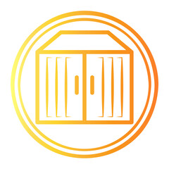 port Line Gradient Icon