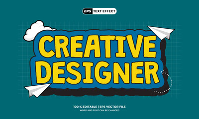 Text Effect for Design Creative New