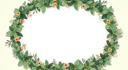 Floral Frame Design.
