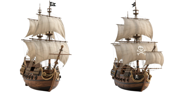 海賊船　船　乗り物