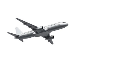 Obraz premium Commercial aircraft flying for air travel and aviation industry