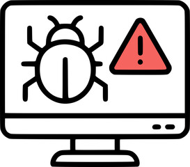 Bug Warning Icon