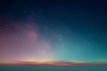 星空と雲