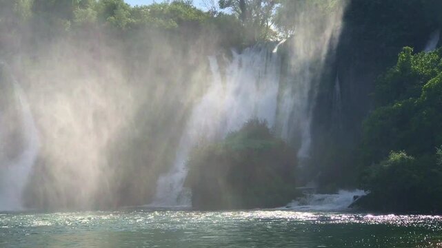 Powerful Kravice Falls in Herzegovina