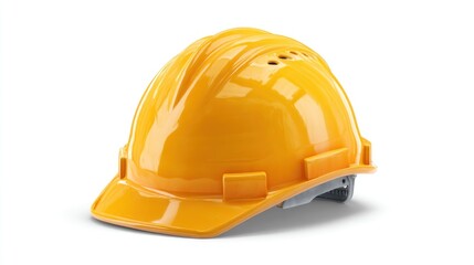 Fototapeta premium Bright yellow safety hard hat (1)