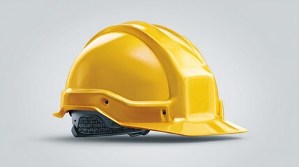 Fototapeta premium Bright yellow safety hard hat