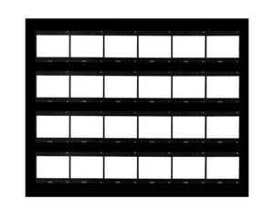 35ミリフィルムのコンタクトシートの画像合成用テンプレート