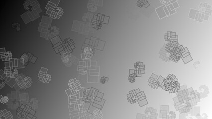 abstract black and white geometric digital background wallpaper