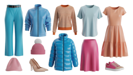 Collection of Women's Clothing and Accessories