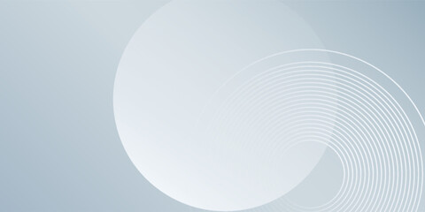 Modern gray modern background with circle elements abstract