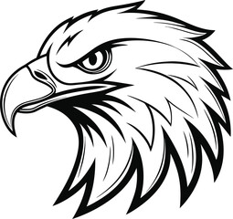 Obraz premium Eagle vector design, Eagle vector design file, Eagle head vector file