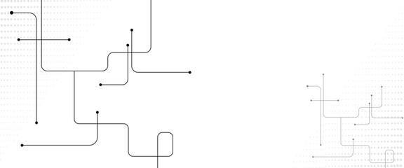 Vectors Abstract connecting lines and dots. Social networking, network connection and global communication technology background.