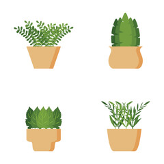 green plant pot with a unique design