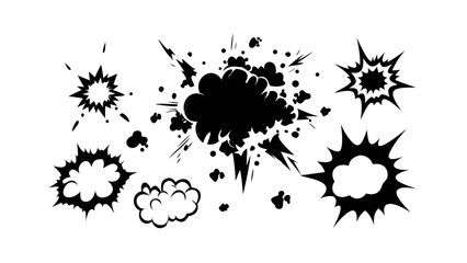 Comic Book Explosions and Sound Effects boom © MST CHIN BANU BEGUM