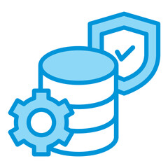 Data-Protection Blue Icon