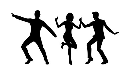 Diverse group of people dancing joyfully celebration