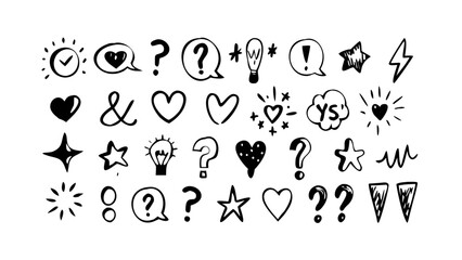 Five Abstract Swirls background black