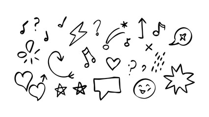 Hand Drawn Doodle Collection sketch illustration