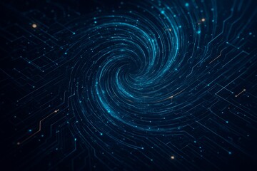 Swirling Digital Data