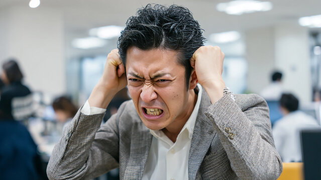 怒りでおかしくなりそうだ