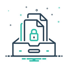 Mix icon for document storage