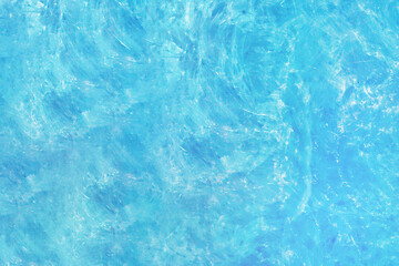 Concrete wall blue color for texture background                               