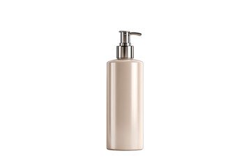 Obraz premium Body lotion bottle on a white background