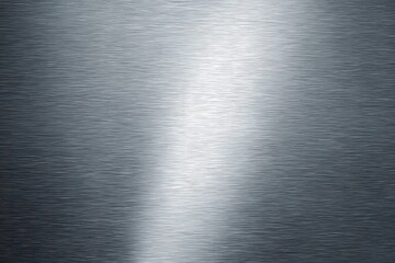 Polished metal surface with a light reflection