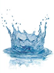 Water splash crown shape