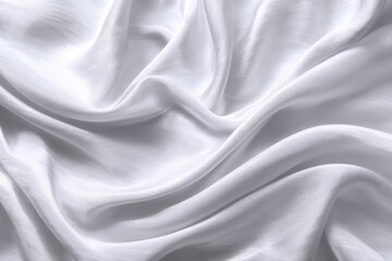 Obraz premium White draped fabric with subtle textures and soft lighting