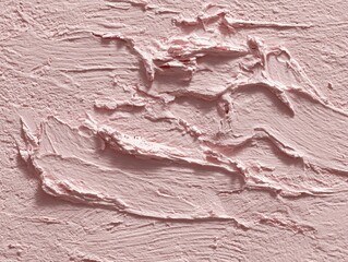 Textured, pale pink, painted surface