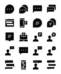 People chatting and messaging using different devices and platforms