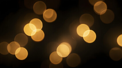 Shiny black and gold particles